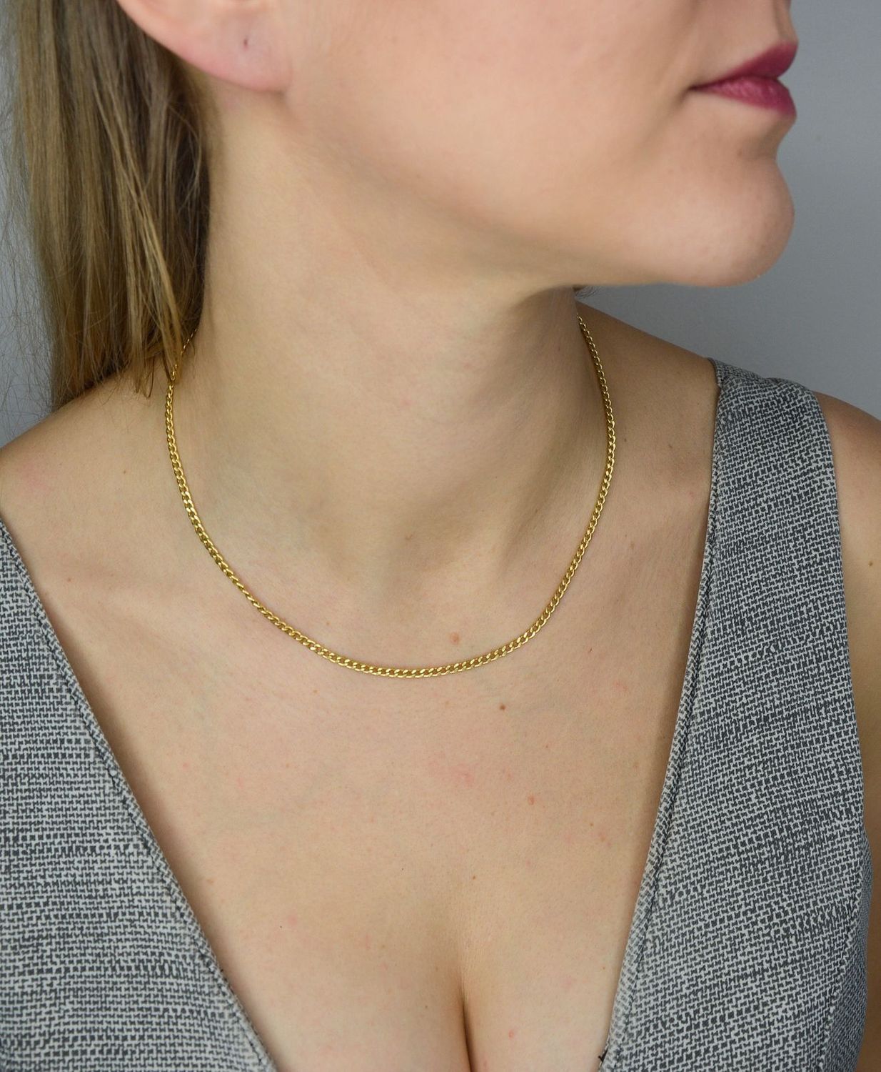 Złoty łańcuszek 333 pancerka 3 mm DIA-LAN-1461-333 3mm (2).jpg